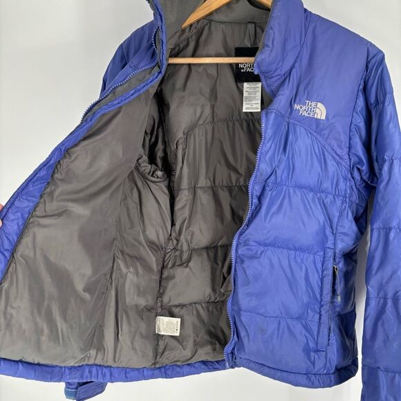 The North Face 700 Down Filled Insulated Puffer Jacket Blue Womens Size Small - Picture 8 of 12
